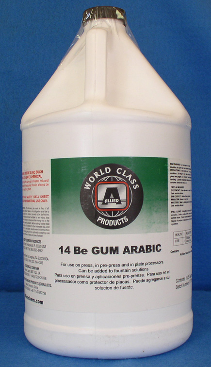 (image for) AL10032D Allied 14 BE Gum Arabic 4 Case Gallon